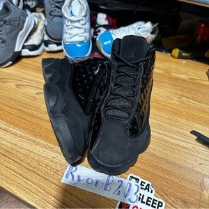 New Nike Air Jordan 13 Retro GS SZ 4.5Y "CAP AND GOWN" 884129-012 black